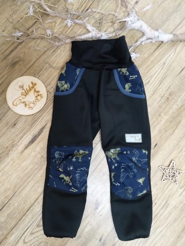 98 Softshell nohavice - štíhla postava