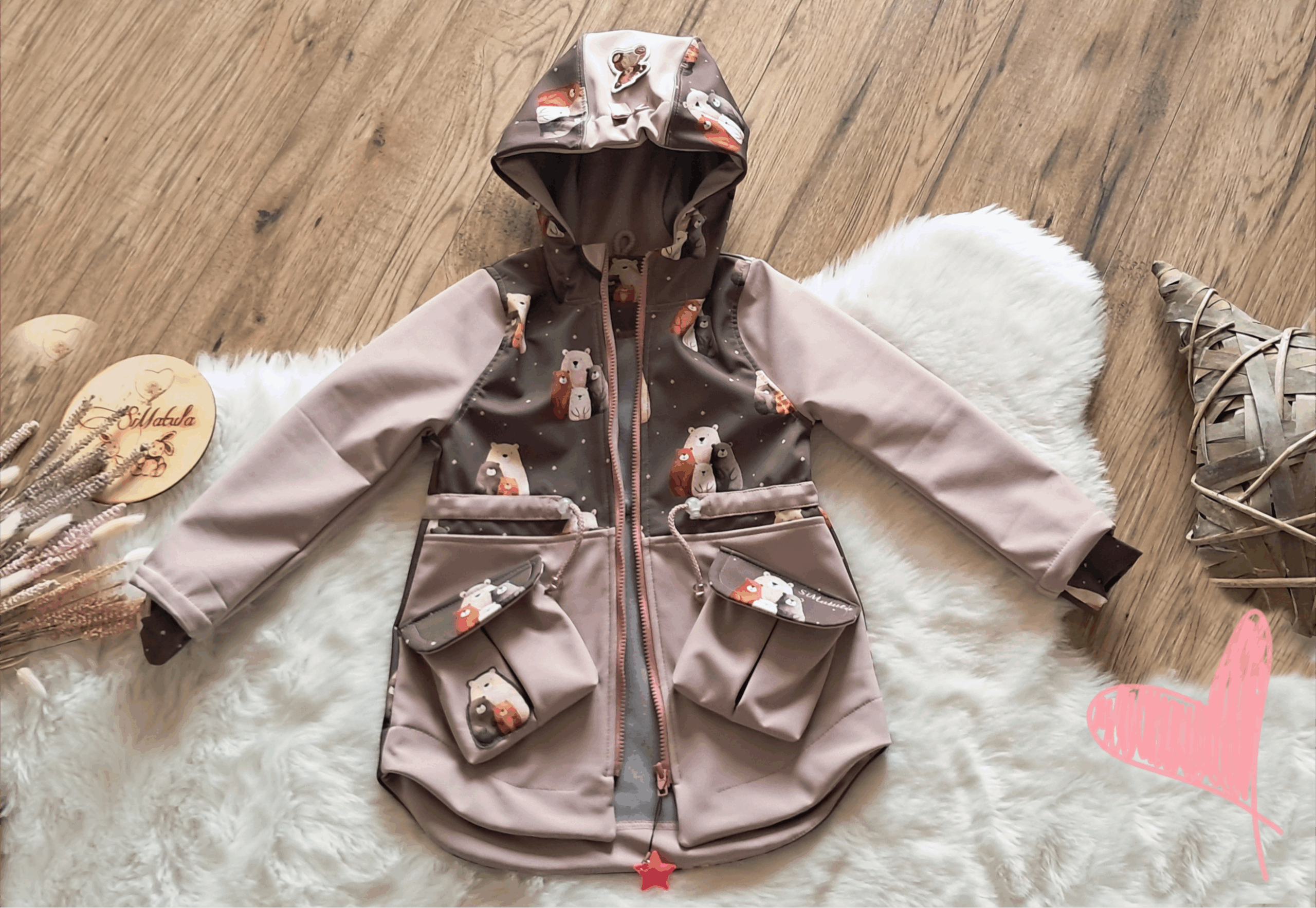 116 Softshell parka a nohavice medvede - Image 2